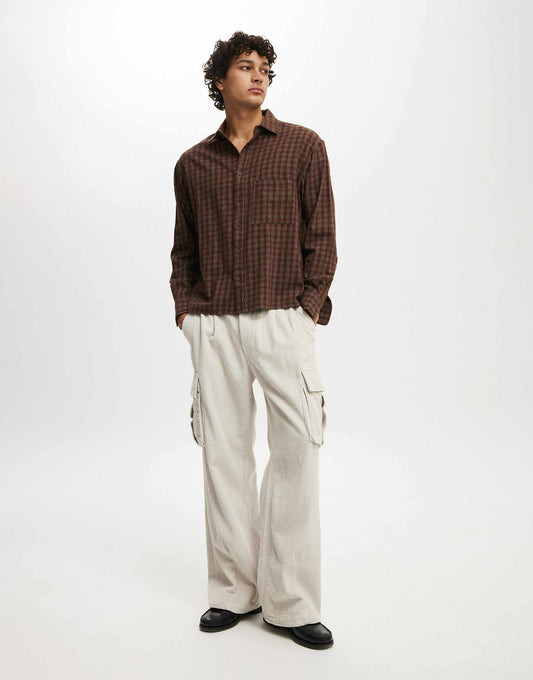 Baggy Pleat Cargo Pant