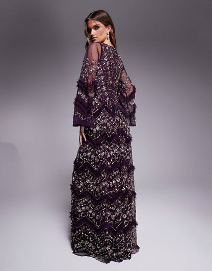 Fully Embellished Maxi Dress