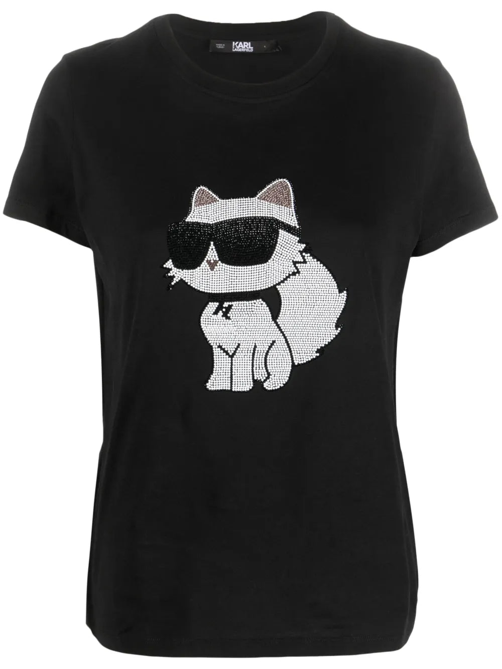 Ikon Choupette Rhinestone-Embellished T-Shirt