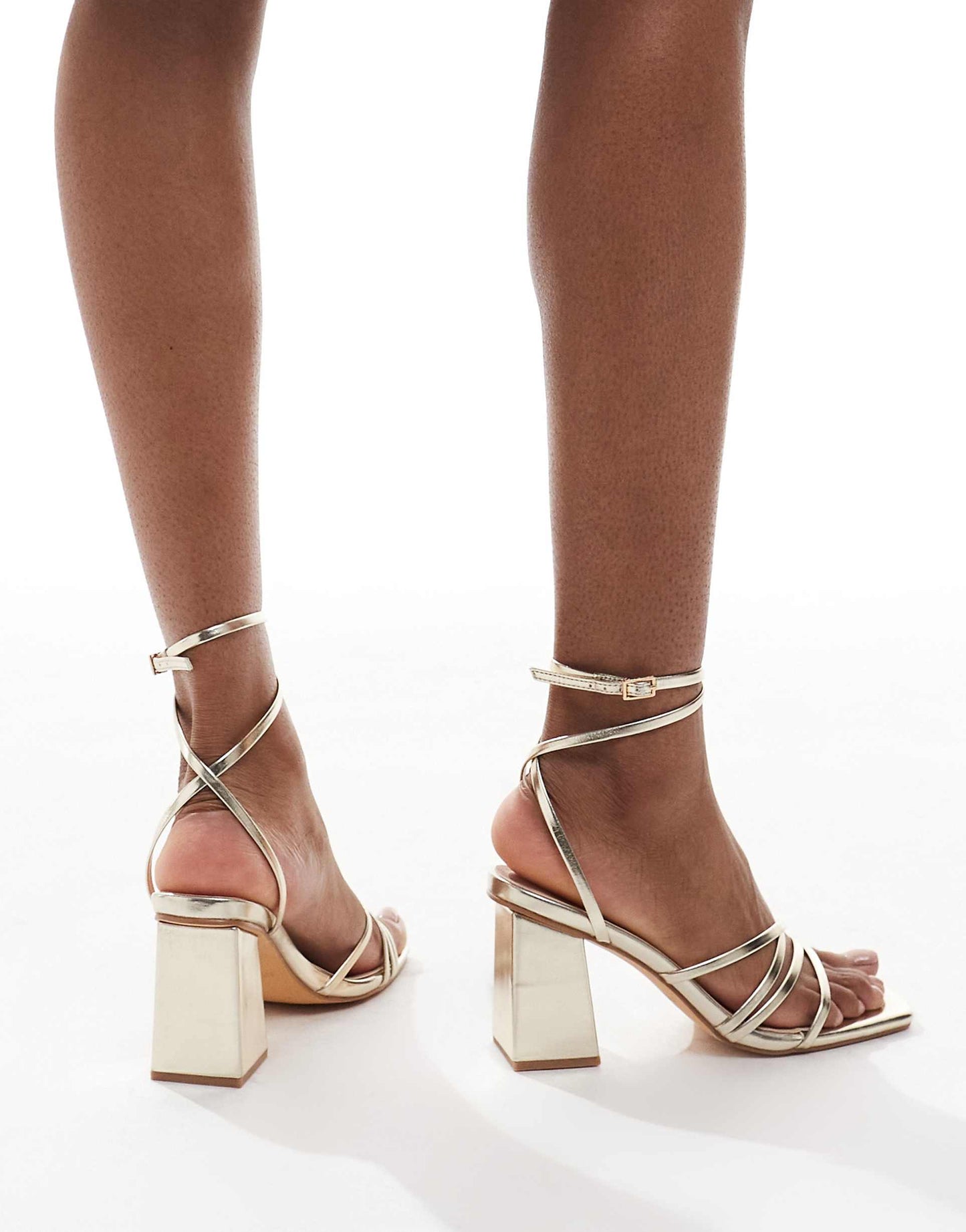 Audry Strappy Block Heeled Sandals