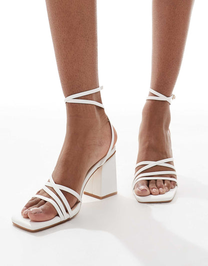 Audry Strappy Block Heeled Sandals