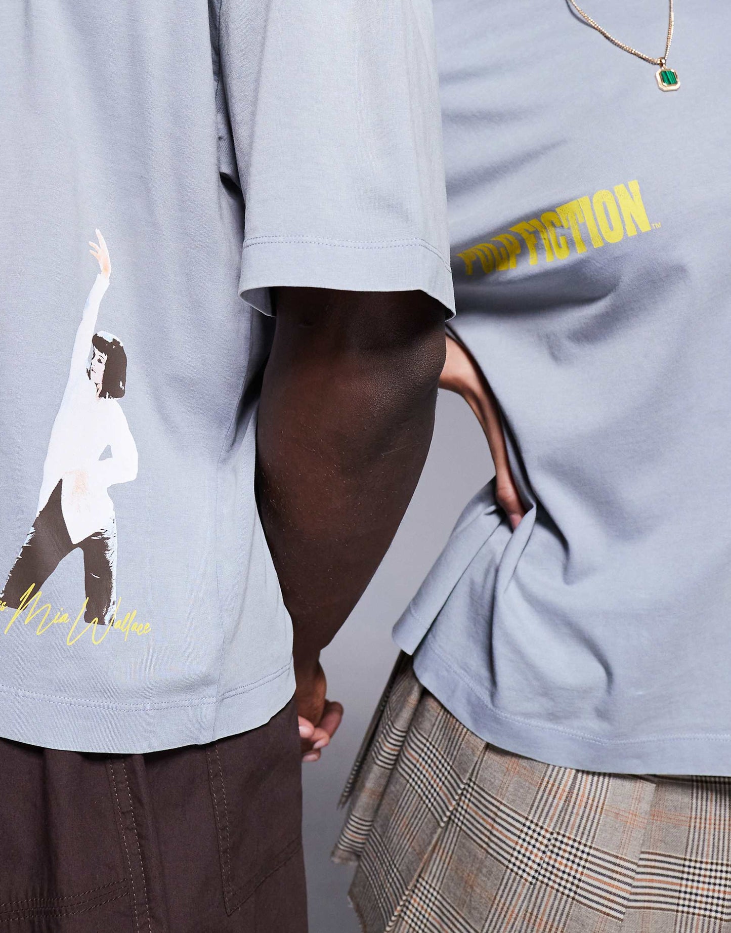 Unisex Boxy Oversized T-Shirt With Pulp Fiction Prints