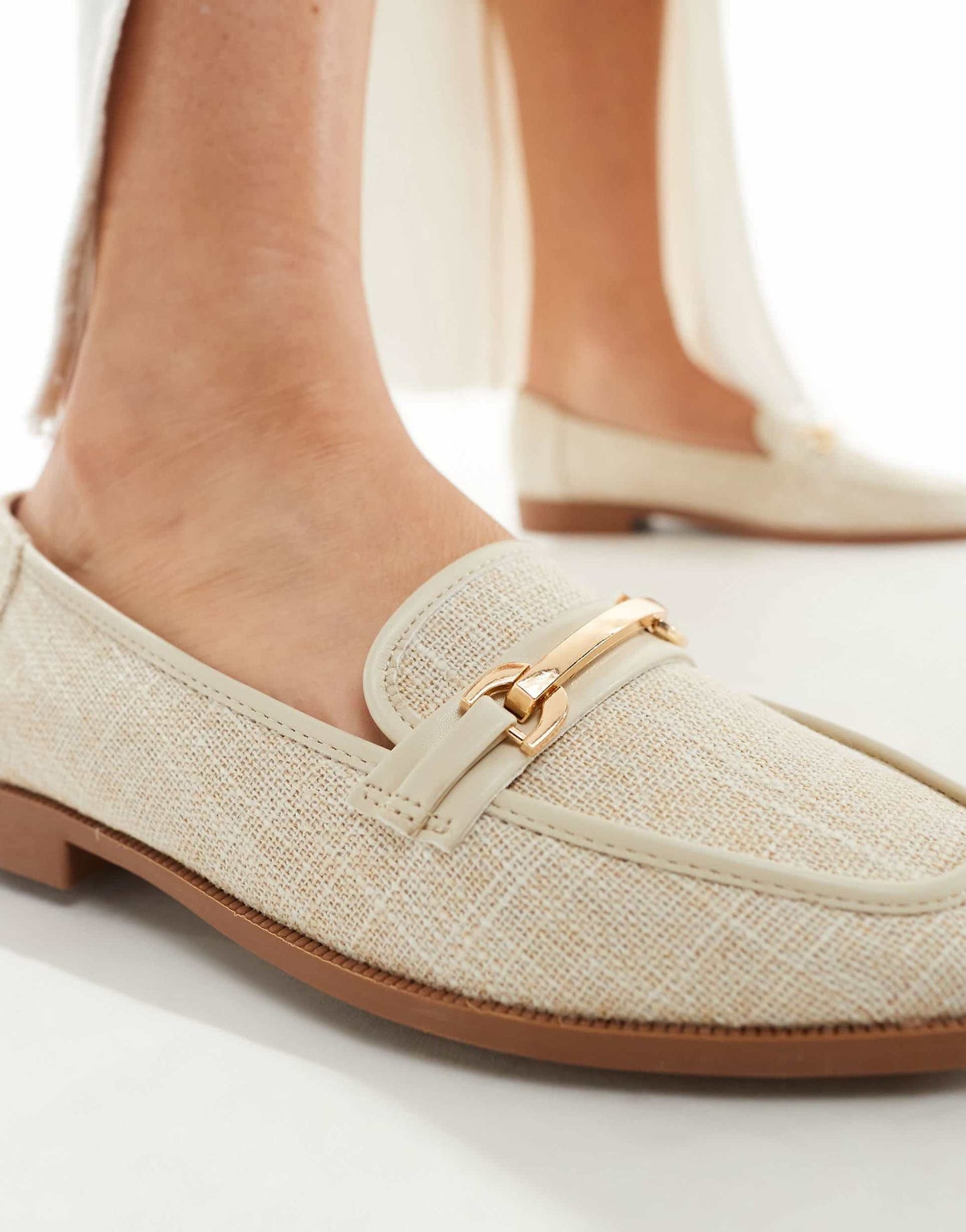 Verity Loafer Flat Shoes With Trim