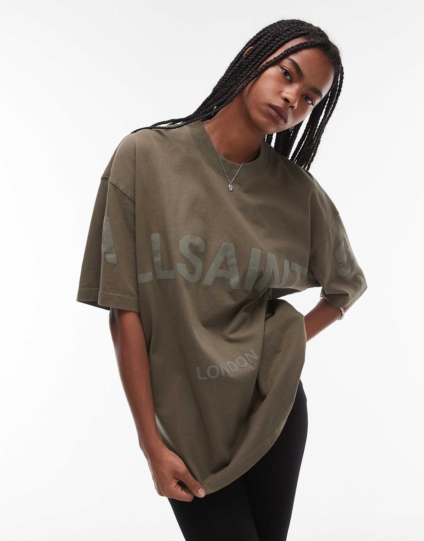 Biggy Tonal Logo Oversized T-Shirt