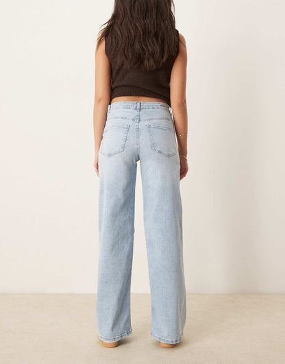 High Waist Wide Leg Jeans