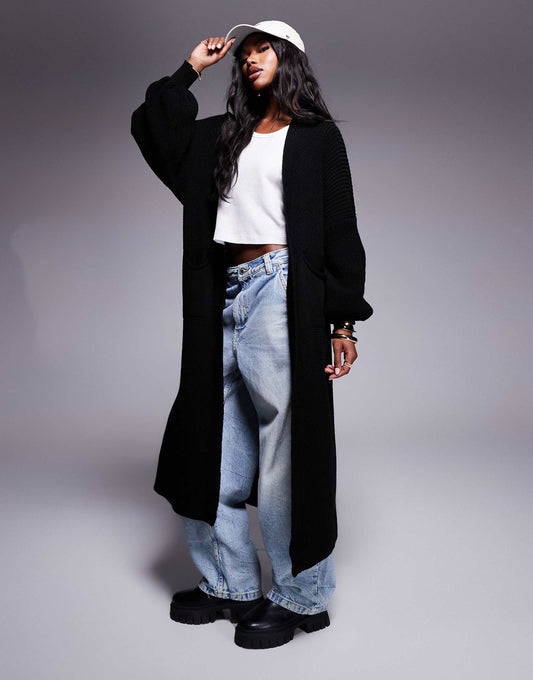 Knitted Maxi Cardigan