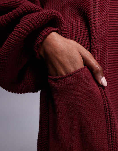 Knitted Maxi Cardigan