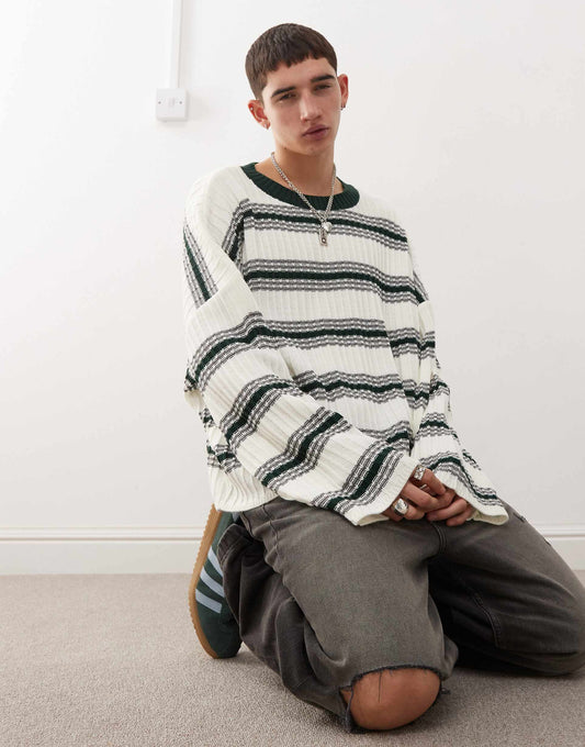 Knitted Textured Jumper
