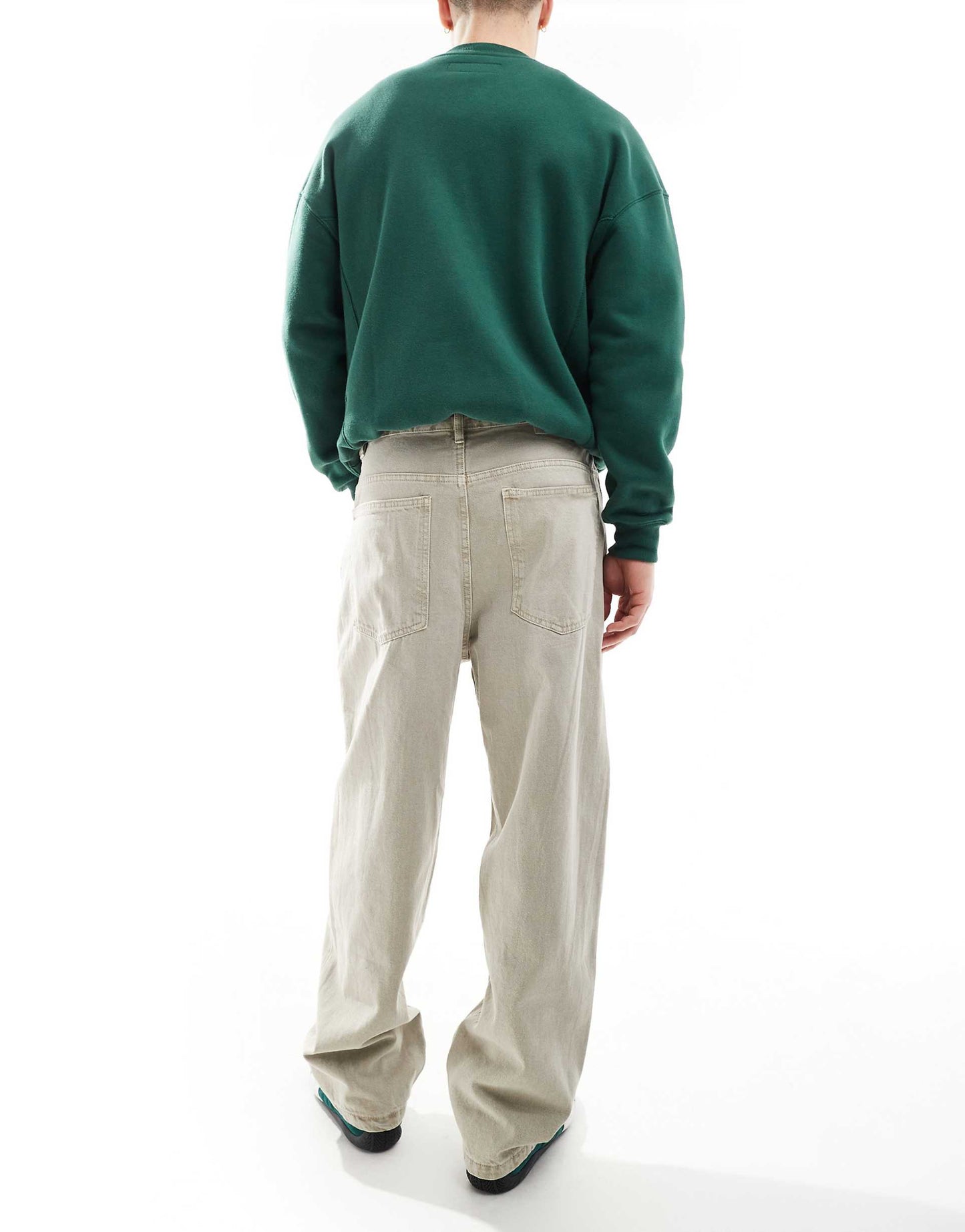 Wide Leg Washed Jeans