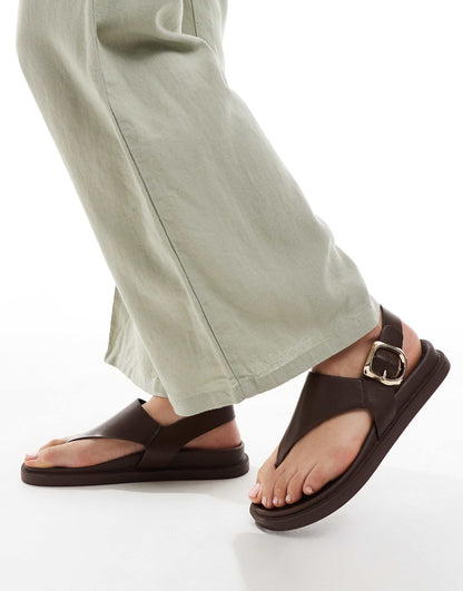 Toe Thong Footbed Sandals