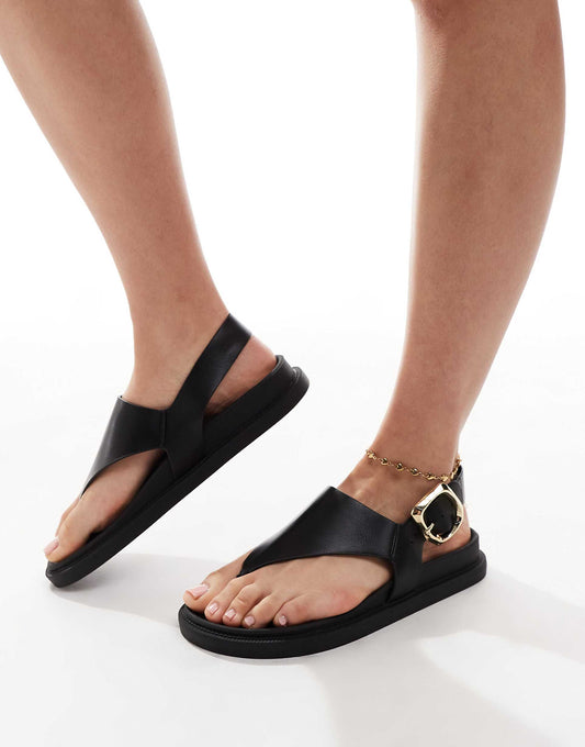 Toe Thong Footbed Sandals