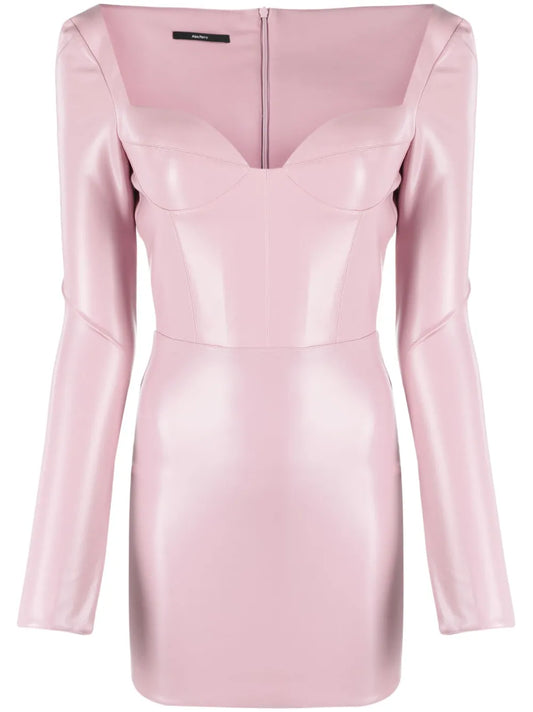 Patent Mini Dress