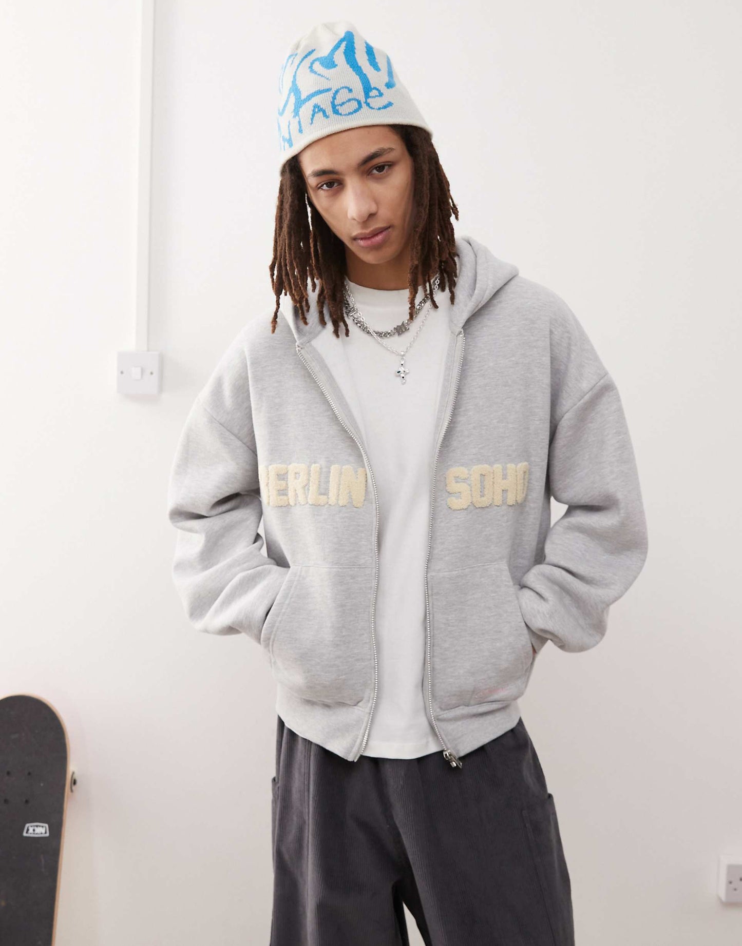 Soho Logo Zip Hoodie