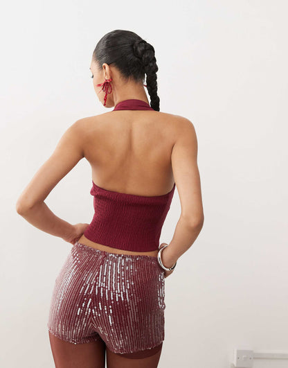 Nasya Halter Neck Top