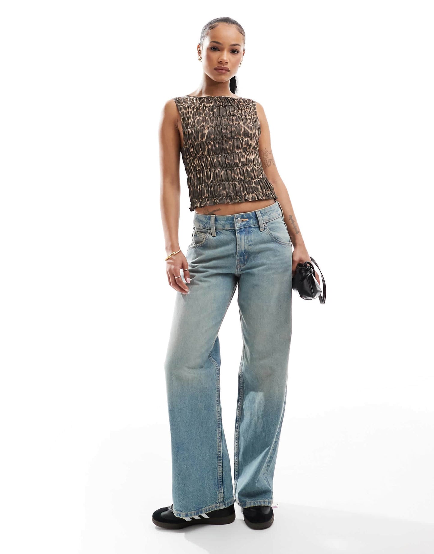 Petite Baggy Wide Leg Jean