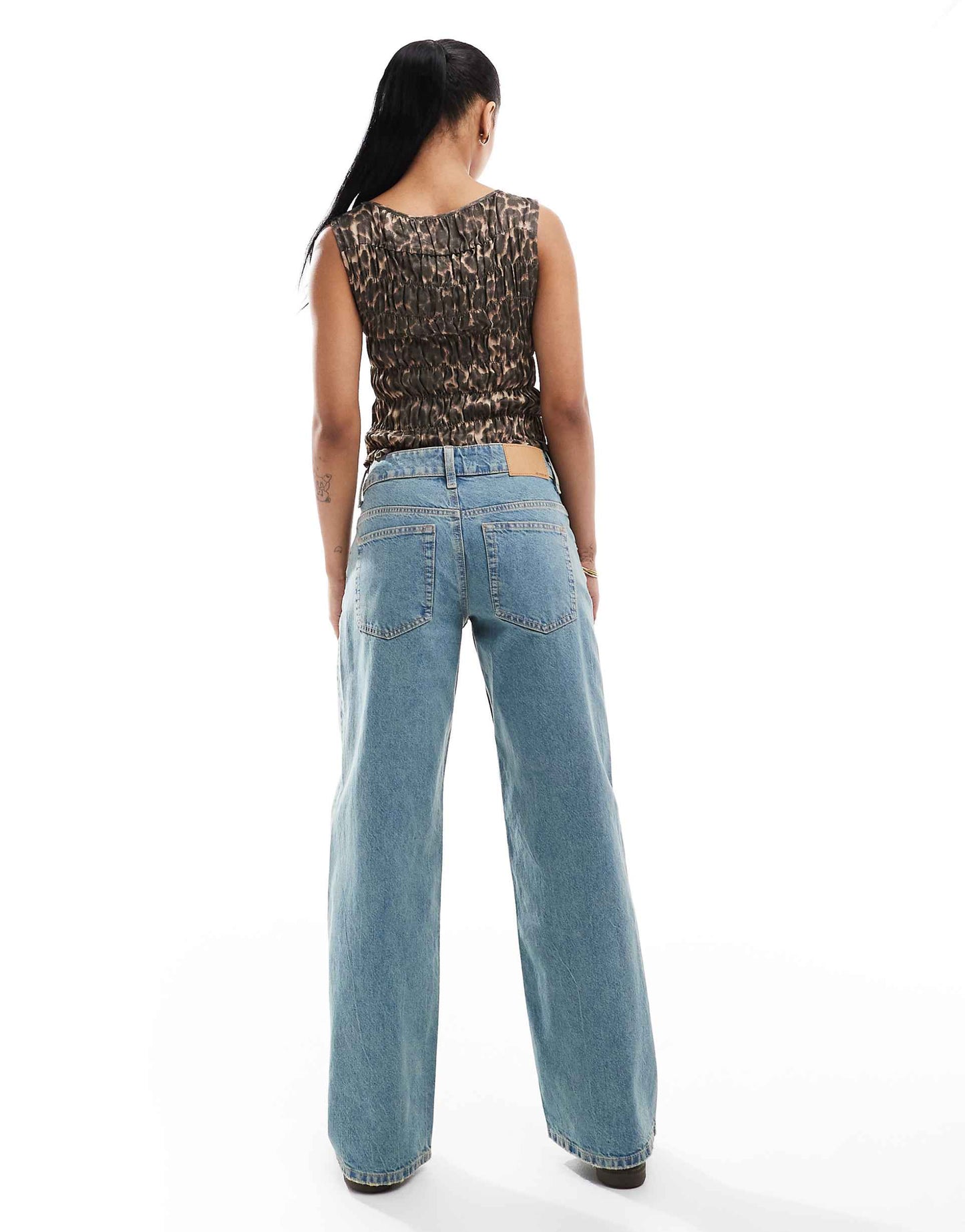 Petite Baggy Wide Leg Jean
