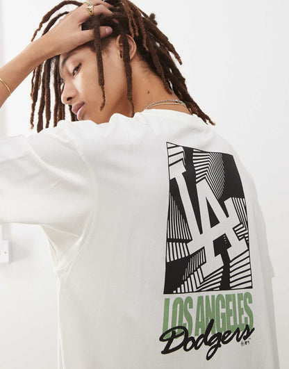 La Dodgers Back Print Boxy T-Shirt