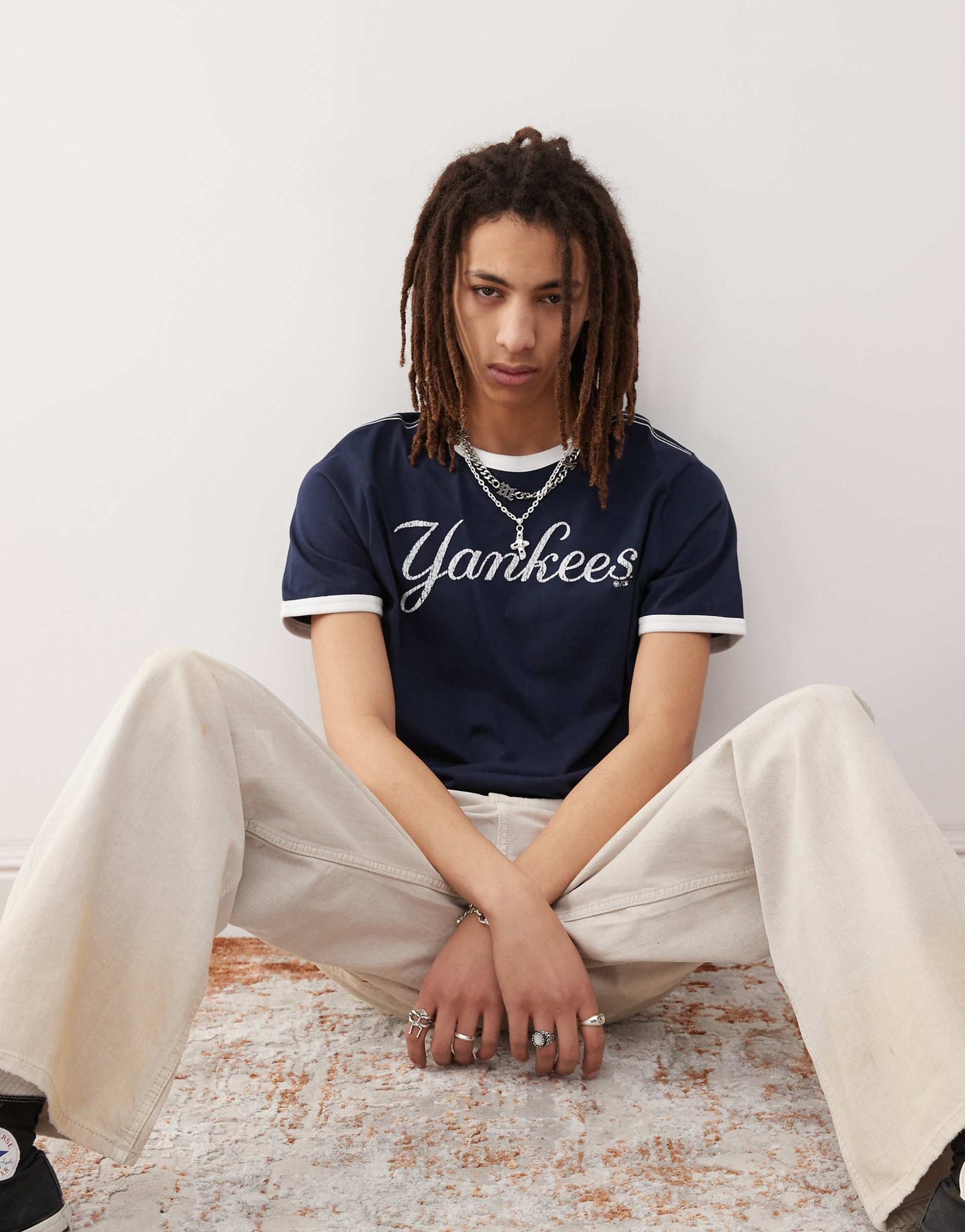 Ny Yankees Script T-Shirt
