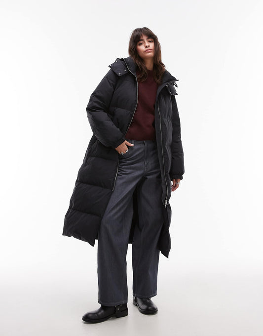 Down Puffer Midi Coat