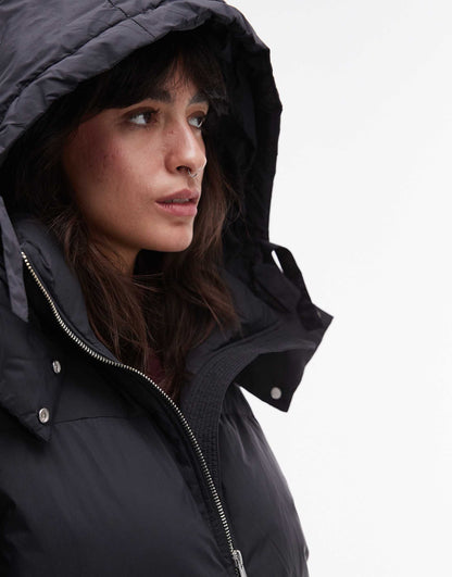 Down Puffer Midi Coat