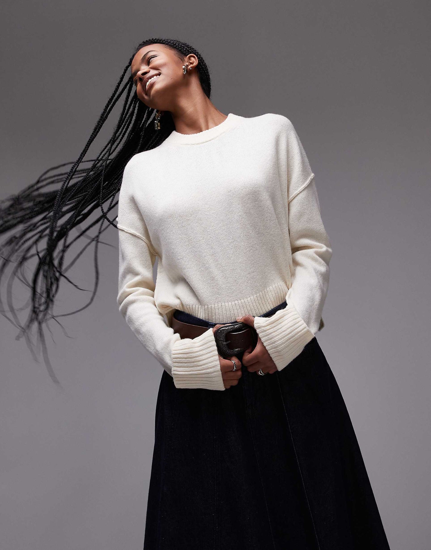 Wool Crew Neck Sweater