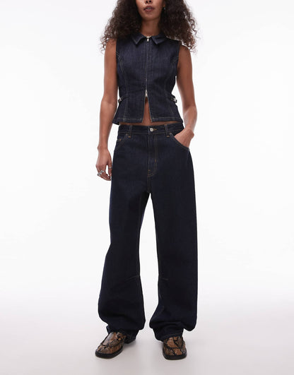 Barrel Mid Rise Jean