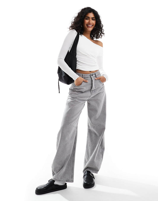 Marlow Asymmetrical Long Sleeve Top