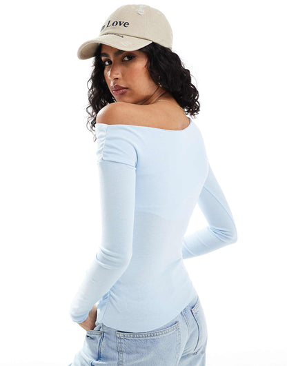 Marlow Asymmetrical Long Sleeve Top