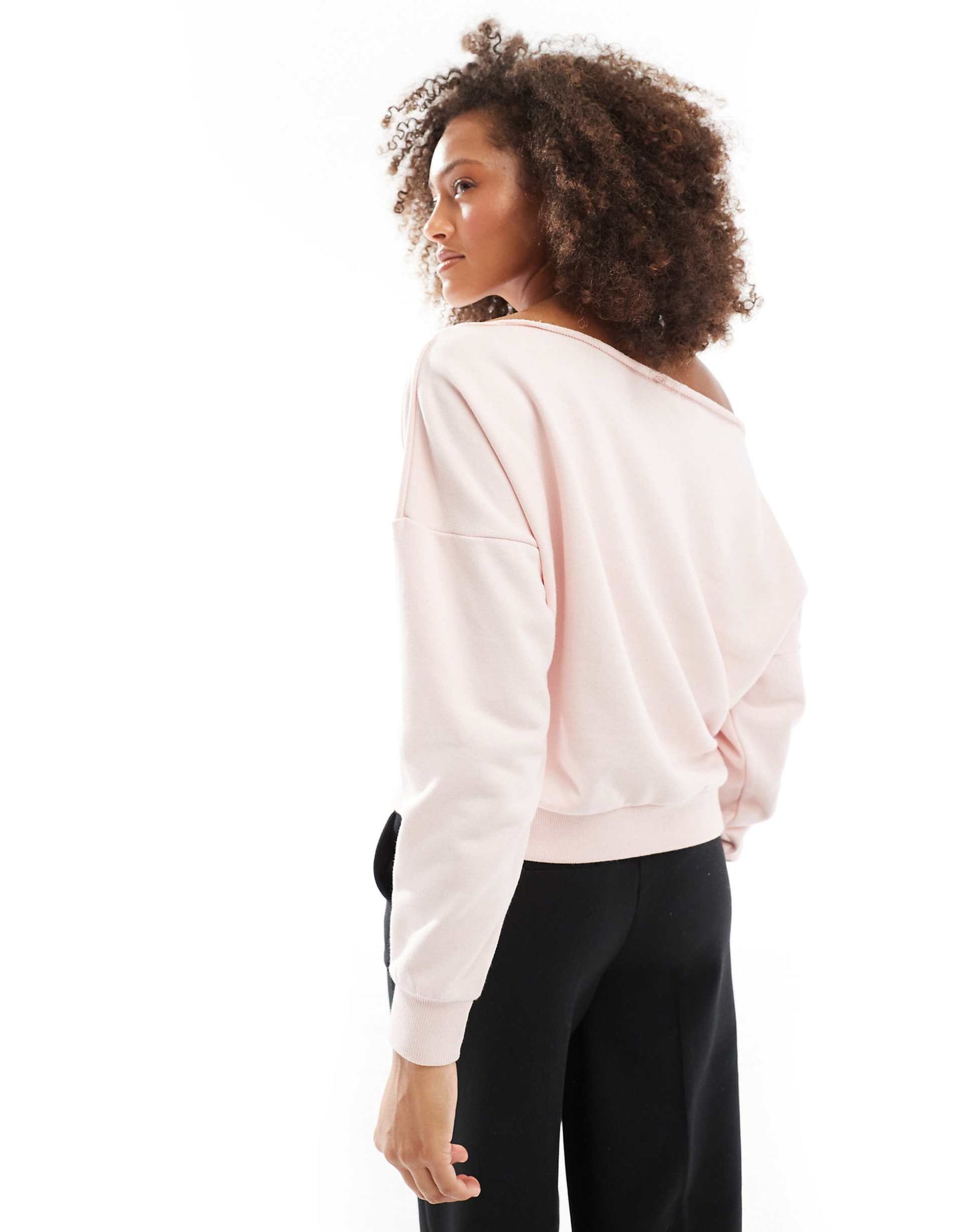 Classic Fleece Off The Shoulder Sweatshirt