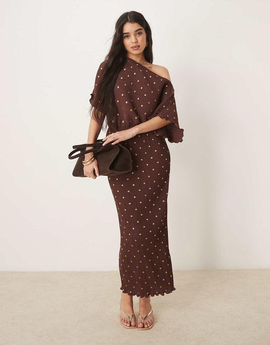 Tilly Off Shoulder Midaxi Dress