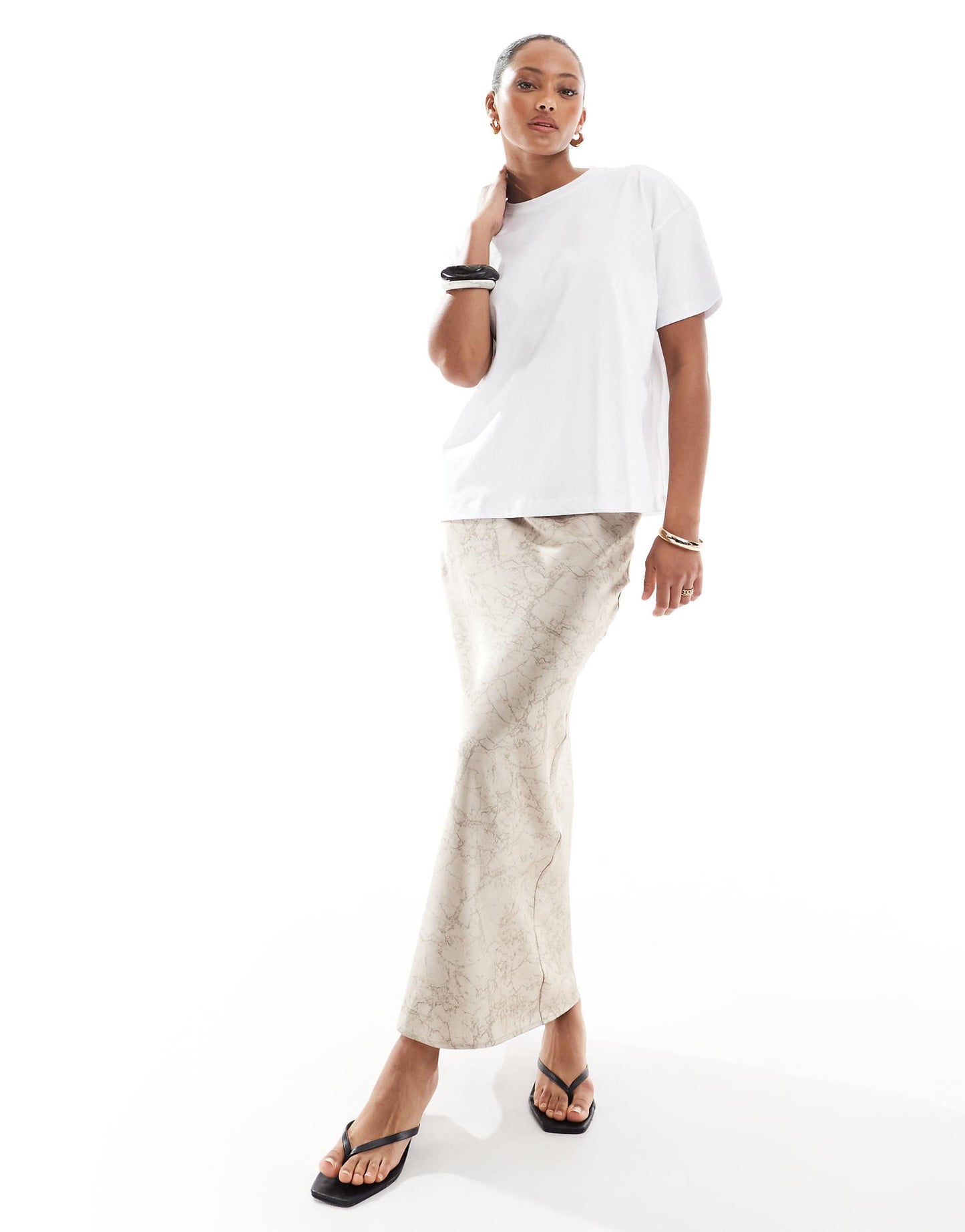 Satin Maxi Skirt