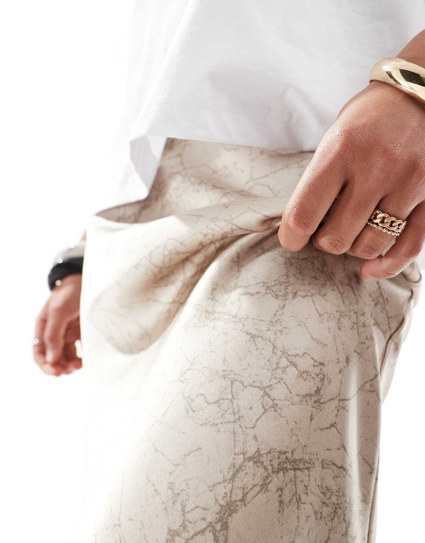 Satin Maxi Skirt