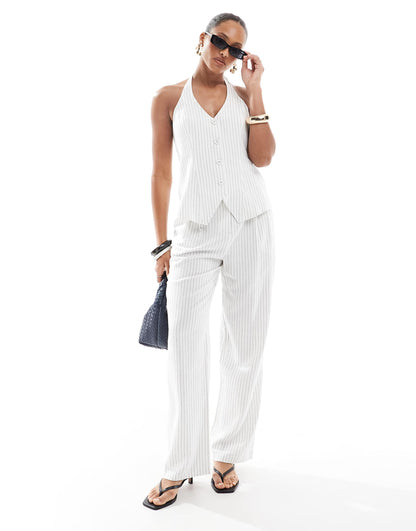 Tailored Wide Leg Trousers Co-Ord