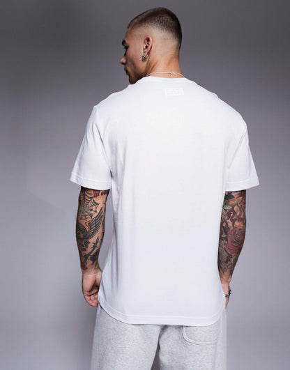 Armani Embossed Central Logo T-Shirt