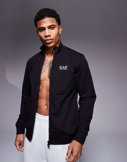 Armani Zip Through Logo Track Jacket