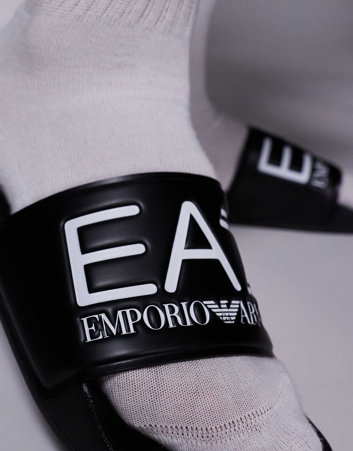 Armani Logo Beach Slides