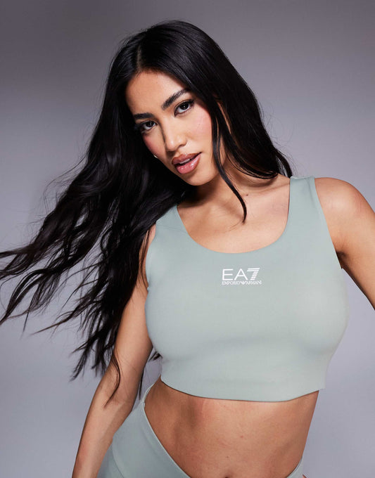 Armani Central Logo Sports Bra Co-Ord