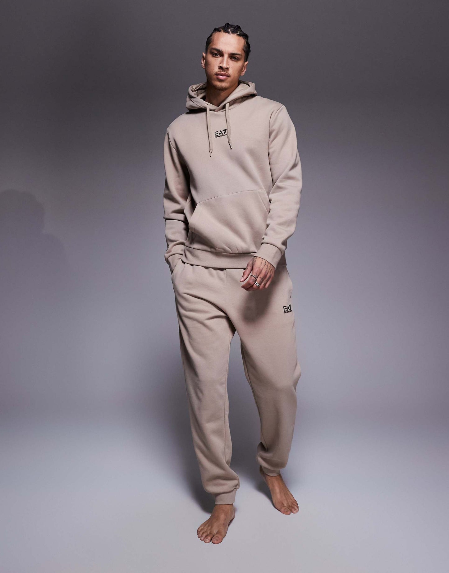 Armani  Central Logo Hoodie Co-Ord