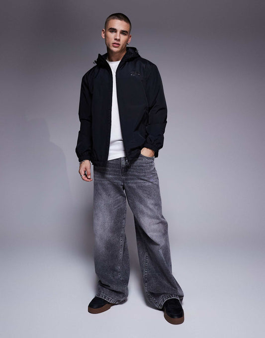 Armani Hooded Logo Rain Jacket