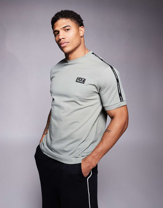 Armani T-Shirt With Logo Tape Detail