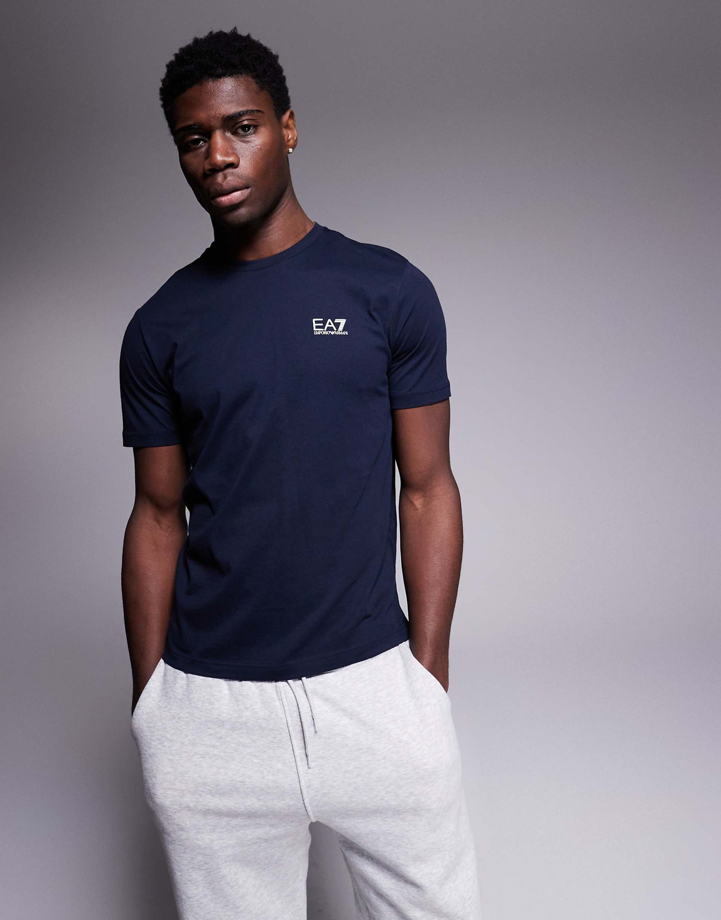 Armani Crew Neck Logo T-Shirt