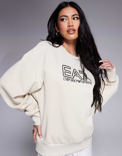 Armani Sweatshirt With Central Logo