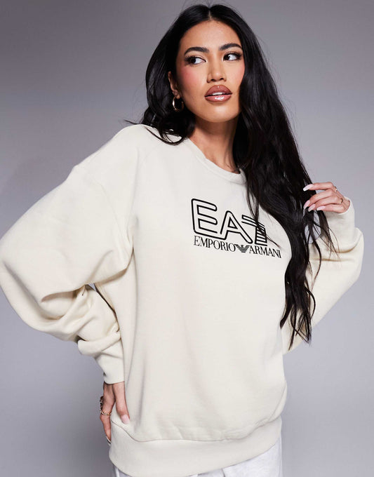 Armani Sweatshirt With Central Logo