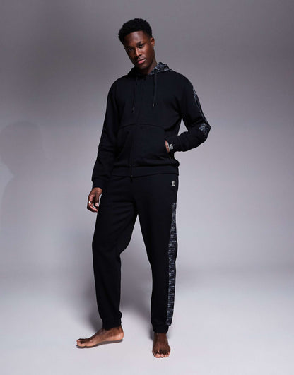 Armani Joggers Co-Ord With Logo Tape Detail