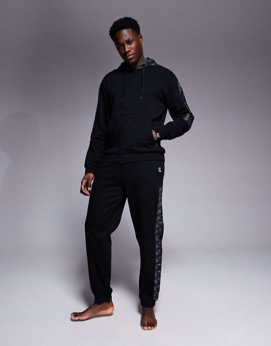 Armani Joggers Co-Ord With Logo Tape Detail