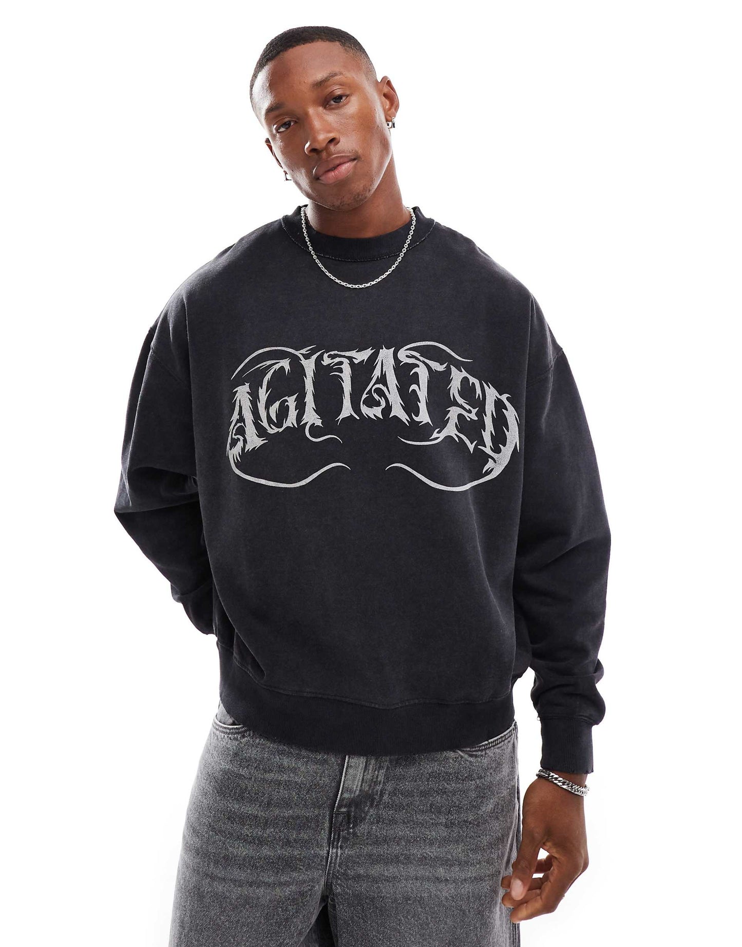 Gothic Printed Sweatshirt
