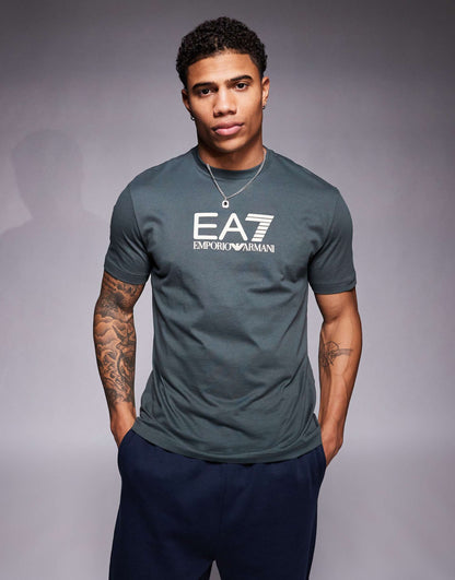 Armani Central Logo T-Shirt