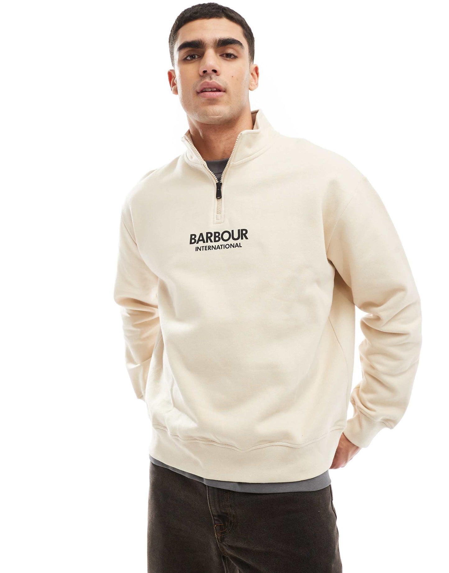 International Formula Oversized Half Zip Sweatshirt