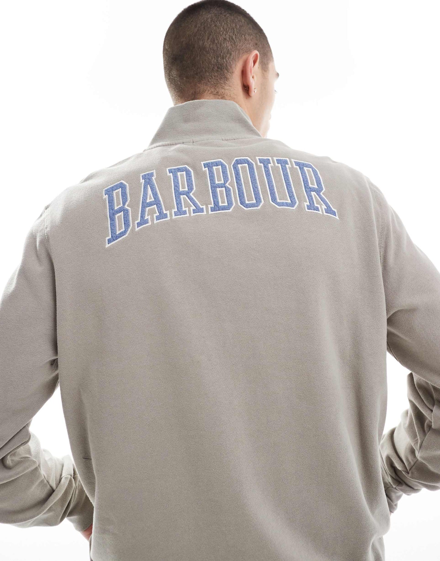 Skipton Collegiate Back Logo Half-Zip Sweatshirt