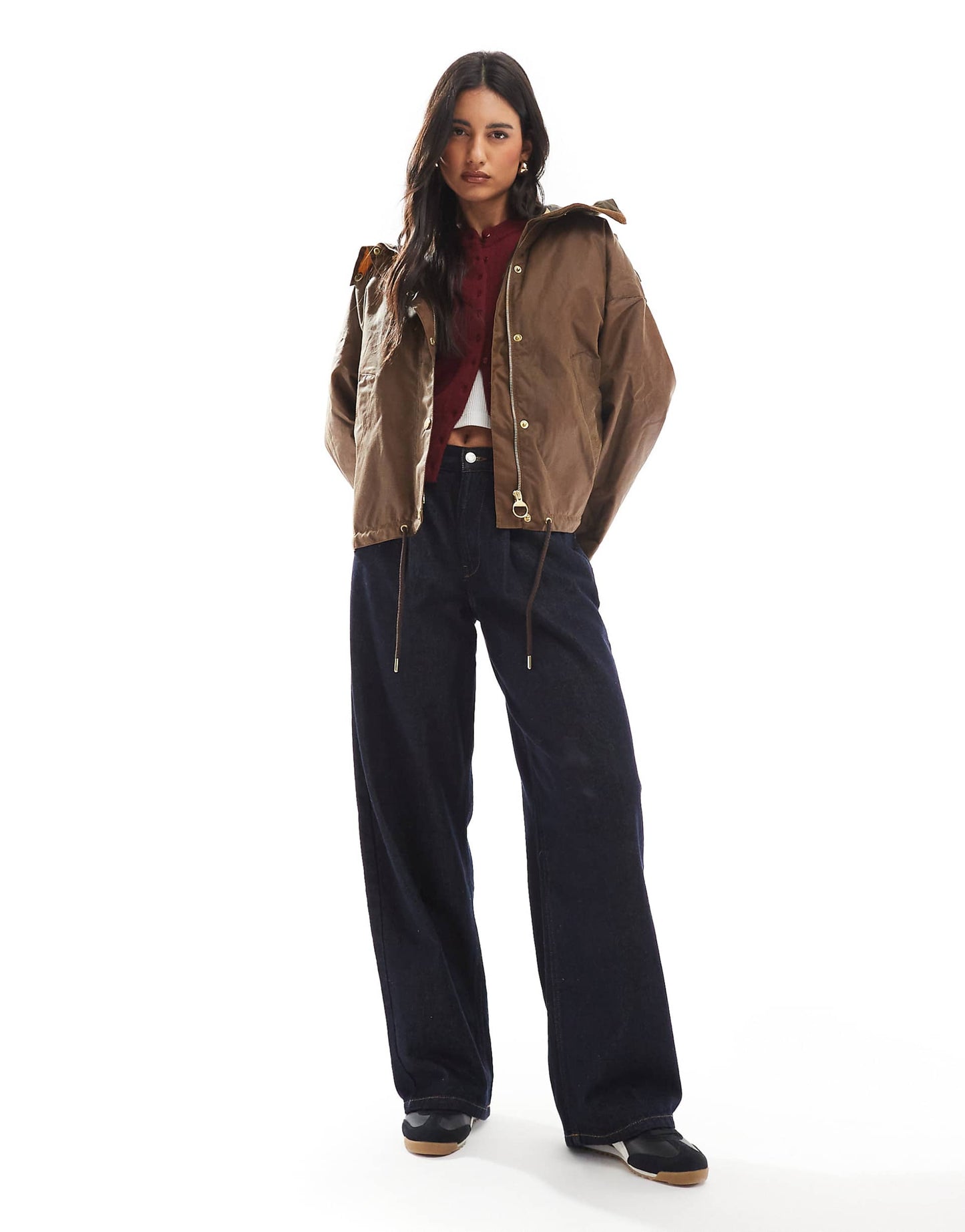 Re-Engineered Inez Wax Hooded Jacket